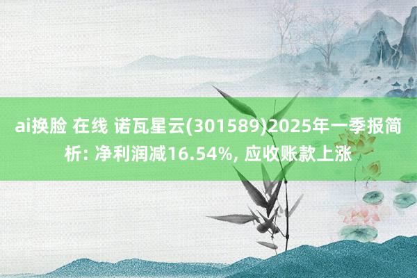 ai换脸 在线 诺瓦星云(301589)2025年一季报简析: 净利润减16.54%， 应收账款上涨